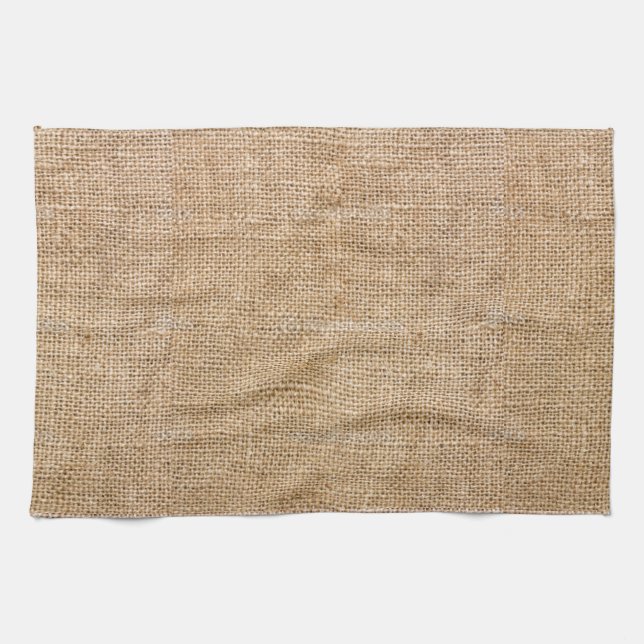 Linge De Cuisine Toile de jute patinée (Horizontal)