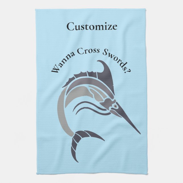 Linge De Cuisine Tonnerre de poisson-épée (Vertical)