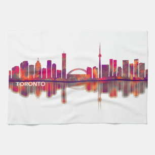 Linge De Cuisine Toronto Skyline