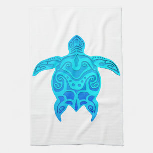 Linge De Cuisine Tortue bleue
