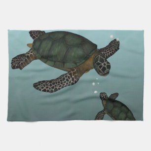 Linge De Cuisine Tortues de mer
