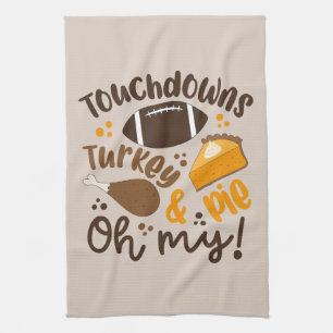 Linge De Cuisine Touchdowns Turquie & tarte   Oh, mon