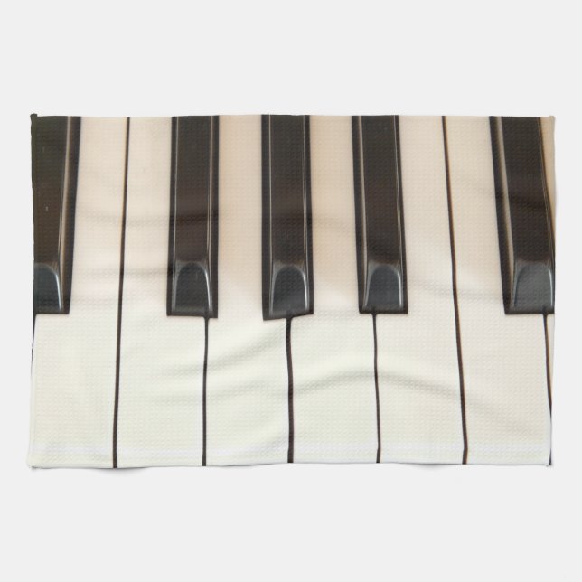 Linge De Cuisine Touches de piano (Horizontal)