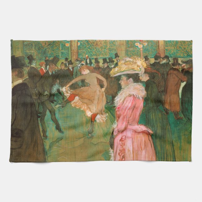 Linge De Cuisine Toulouse-Lautrec - Au Rouge, La Danse (Horizontal)