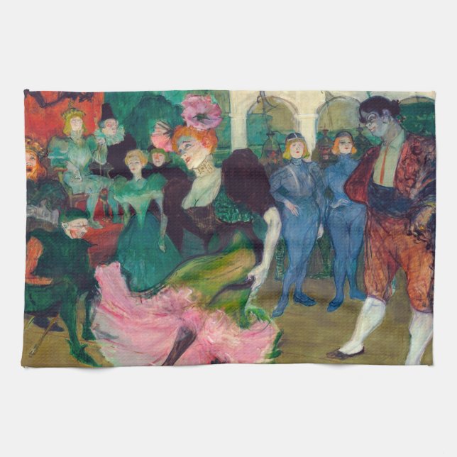 Linge De Cuisine Toulouse-Lautrec - Marcelle Lender, Danse Bolero (Horizontal)