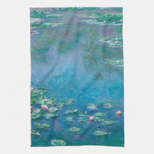 LINGE DE CUISINE TOUR À THÉ : CLAUDE MONET : NÉNUPHAR