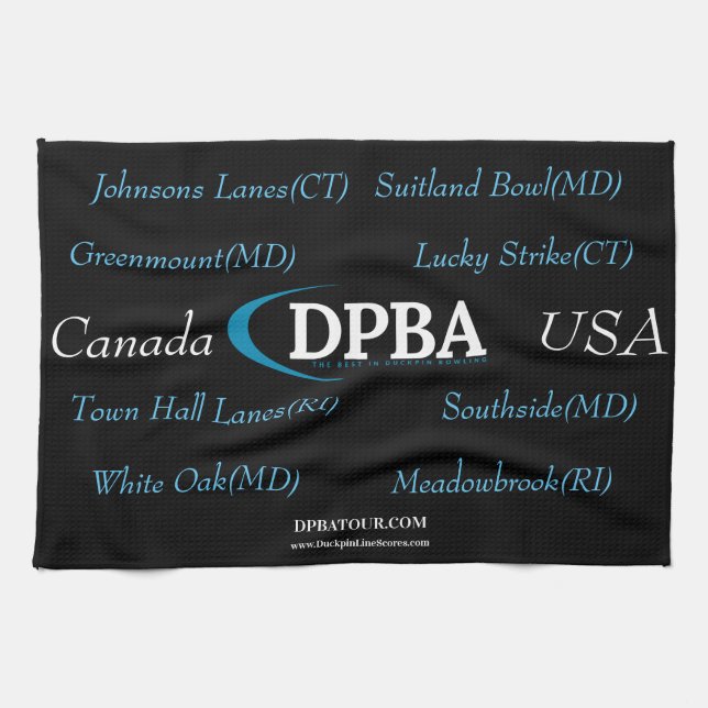 Linge De Cuisine Tour DPBA 2020 Stops Towel (Horizontal)