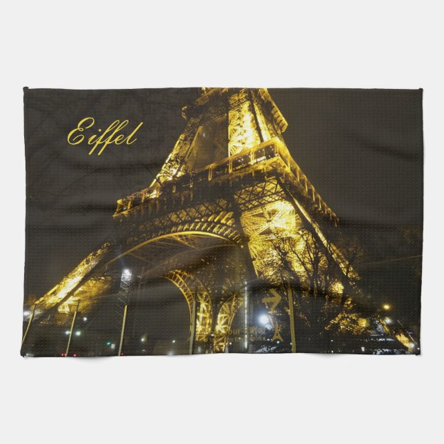 Linge De Cuisine Tour Eiffel. Paris. France. tablier (Horizontal)
