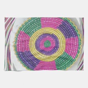 Linge De Cuisine Tourbillon traditionnel tissé