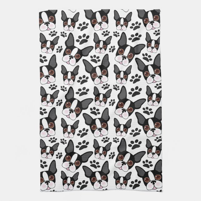 Linge De Cuisine Tous les chiens de marionnettes américains de Bost (Vertical)