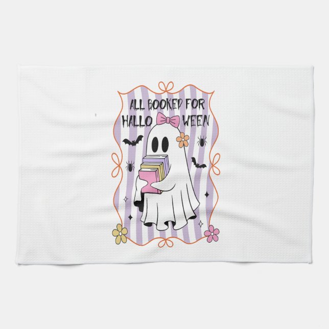 Linge De Cuisine Tous Réservés Pour Halloween Professeur Ghost (Horizontal)