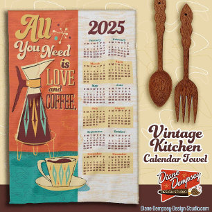 Linge De Cuisine Tout Ce Dont Vous Avez Besoin Est Amour + Café Cal
