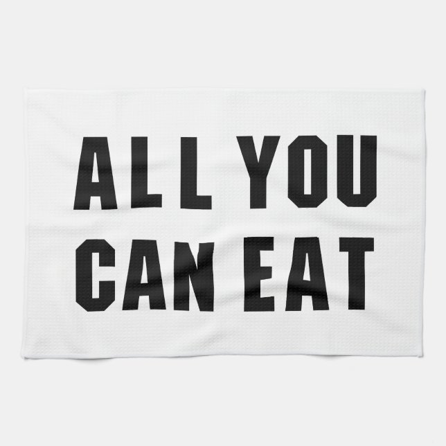 LINGE DE CUISINE TOUT CE QUE VOUS POUVEZ MANGER (Horizontal)