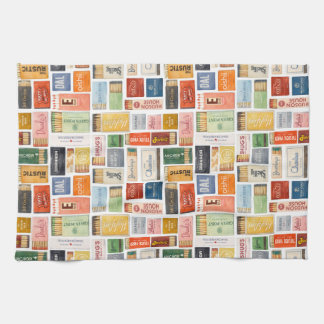 Linge De Cuisine Towel de cuisine livre-match vintage de Dallas