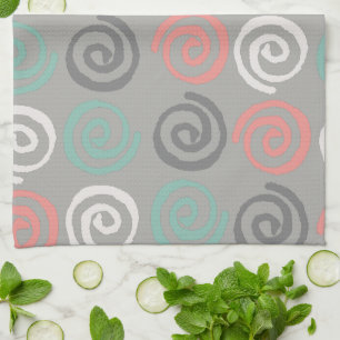 Linge De Cuisine Towels de cuisine Modern Swirls