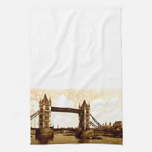 Linge De Cuisine Tower Bridge Londres 1900 (Vertical)