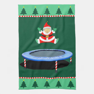 Linge De Cuisine Trampoline de Noël Mme Claus