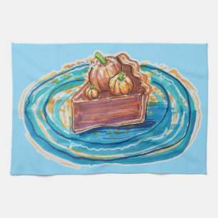 Linge De Cuisine Tranche de tarte à la citrouille