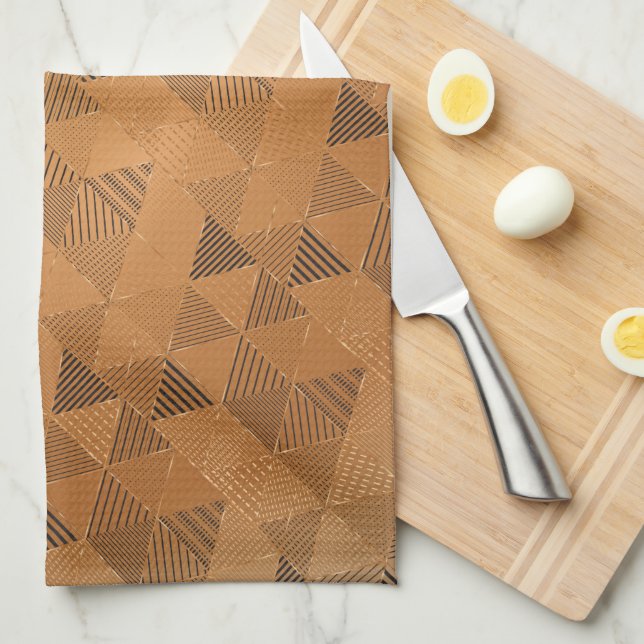Linge De Cuisine Triangles Motif 5 (Quart Plié)