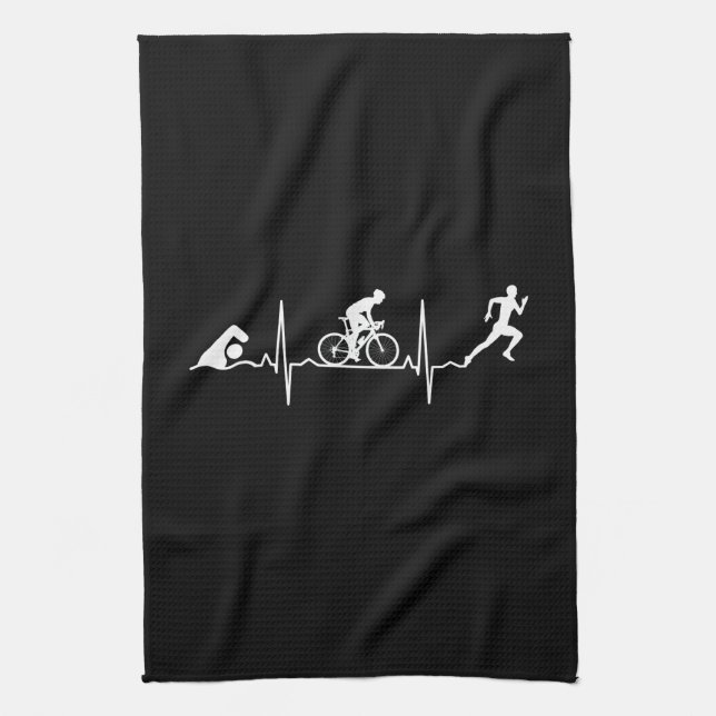 Linge De Cuisine Triathlon - Triathlon (Vertical)