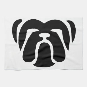 Linge De Cuisine tribal de bouledogue