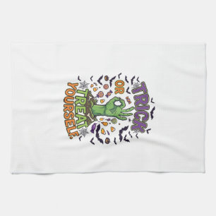 Linge De Cuisine Trick Or Treat Yourself Zombie Hand Halloween Bonb