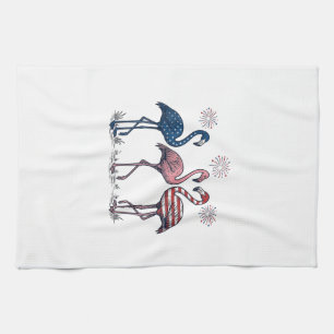 Linge De Cuisine Trio de flamants patriotiques dessin de gravure vi