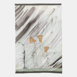 Linge De Cuisine Trois princes à Blue Mountain par Kay Nielsen