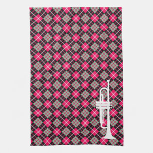 Linge De Cuisine Trompette rose