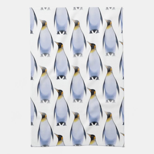 Linge De Cuisine Troupeau des pingouins (Vertical)