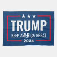 Trump 2024 Gardez l'Amérique grande - bleu rouge