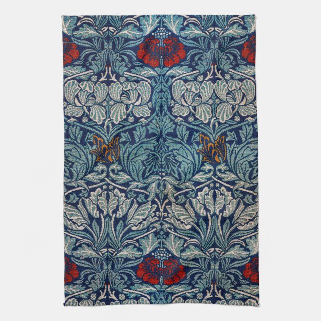 Linge De Cuisine Tulip et Rose, William Morris (Vertical)