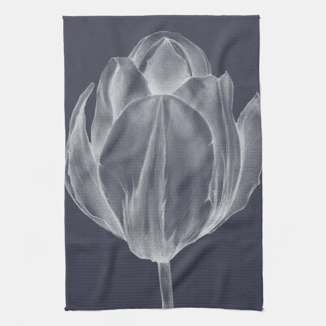 Linge De Cuisine Tulipe monochrome I (Vertical)