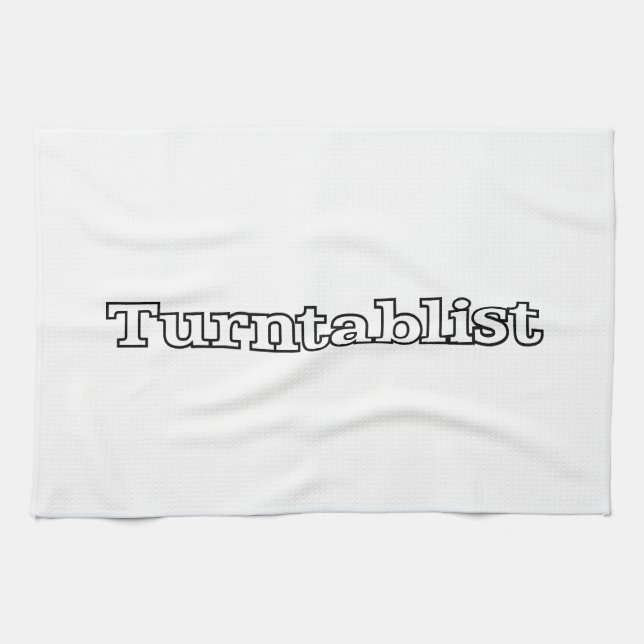 Linge De Cuisine Turntablist (Horizontal)