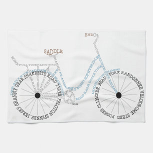 Linge De Cuisine Typographie Vélo Vélo Vélo Vélo Vélo Vélo Vélo Tis
