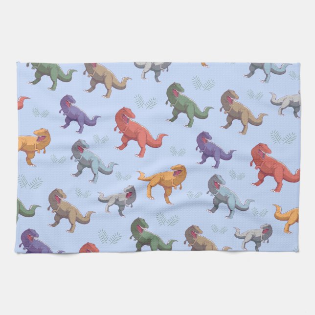 Linge De Cuisine Tyrannosaurus Dinosaur dino Motif mignonne été (Horizontal)