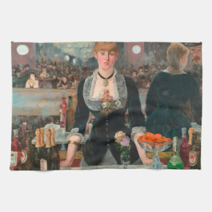 Linge De Cuisine Un bar aux Folies-Bergère Edouard Manet