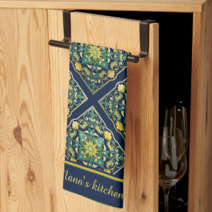Linge De Cuisine 💛 💚 💙 Un Chef-D'Oeuvre Azulejo Unique