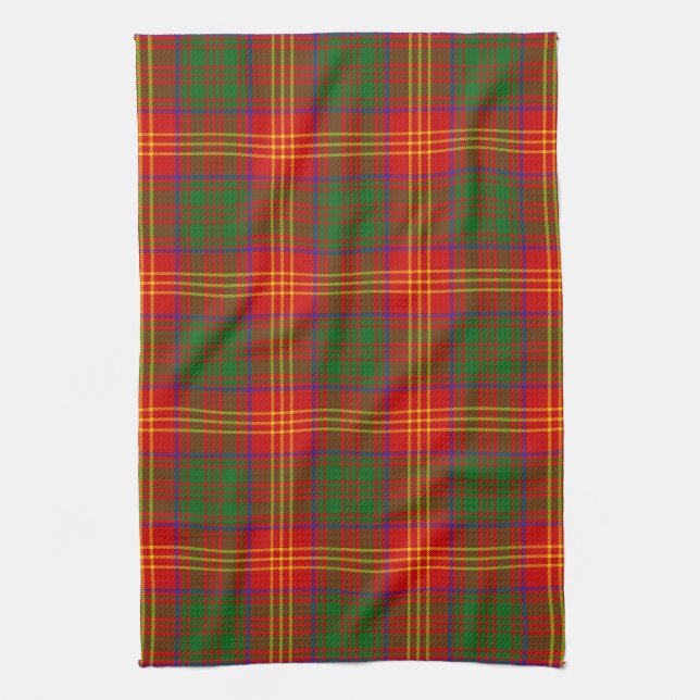 Linge De Cuisine Un clan écossais brûle le Tartan Plaid (Vertical)