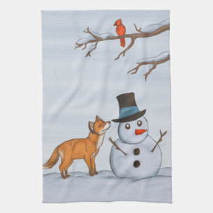 Linge De Cuisine Un Jour De Neige Calme