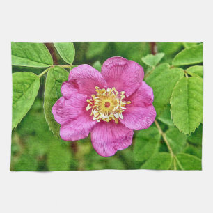 Linge De Cuisine Un Rose sauvage