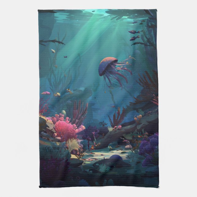Linge De Cuisine Under The Sea (Vertical)