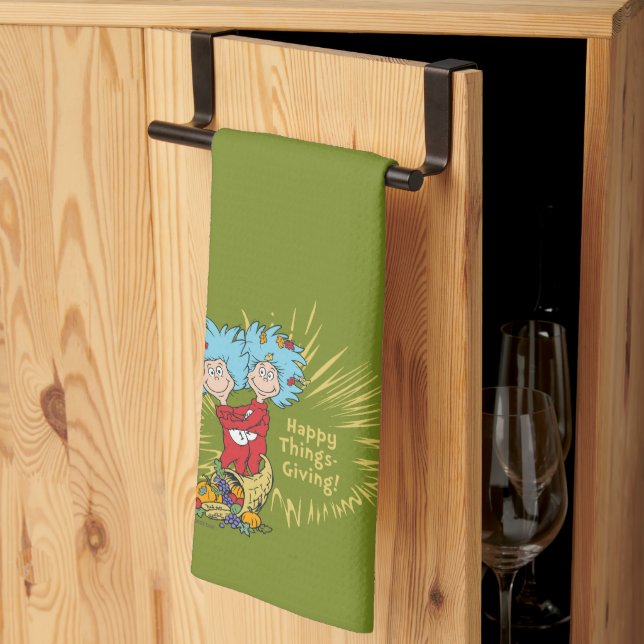 Linge De Cuisine Une Chose Deux Joyeuses Choses Qui Donnent ! (Pliage en tiers)