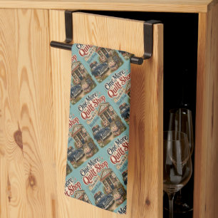 Linge De Cuisine Une scène de cottage vintage d'une boutique de qui