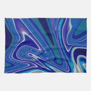 Linge De Cuisine Une touche de bleu