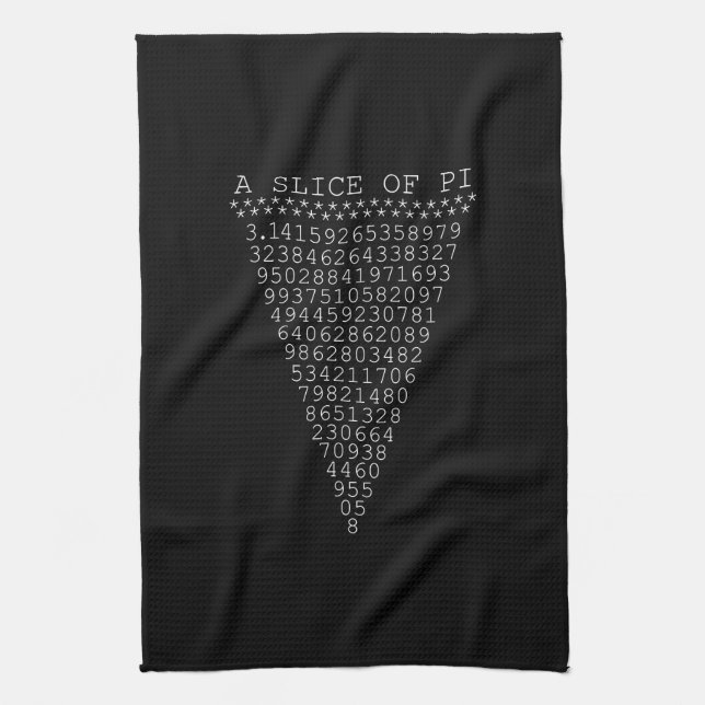 Linge De Cuisine Une tranche intelligente de pi (Vertical)