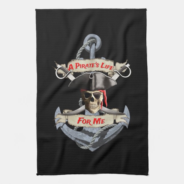 Linge De Cuisine Une Vie Pirate Pour Moi (Vertical)