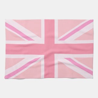 Linge De Cuisine Union Jack rose/Drapeau