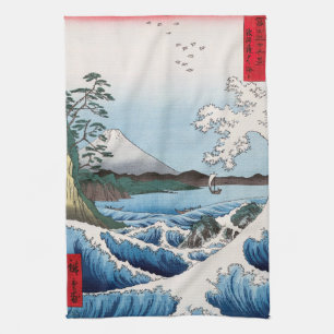Linge De Cuisine Utagawa Hiroshige - Mer au large de Satta, provinc
