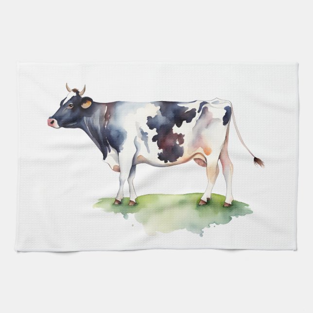 Linge De Cuisine Vache (Horizontal)
